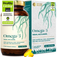 Produktbild von NATURE BASICS Omega 3 Algenöl Vegan Kapseln 120 Stück