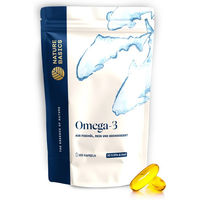 Produktbild von NATURE BASICS Omega 3 Fischöl Kapseln ohne Zusatzstoffe 120 Stück