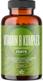 Nature Flow B-Komplex Tabletten vegan und ohne Zusatzstoffe 200 Stück – Bild 1 von 1