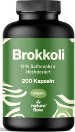 Nature Flow Brokkoli Kapseln mit 130 mg Sulforaphan vegan und ohne Zusatzstoffe 200 Kapseln – Bild 1 von 1