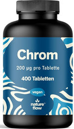 Nature Flow Chrom Picolinat Hochdosiert Vegan ohne Zusatzstoffe 400 Tabletten – Bild 1 von 1