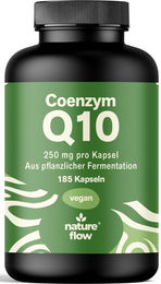 Nature Flow Coenzym Q10 Ubiquinon 250 mg Kapseln vegan 185 Stück – Bild 1 von 1