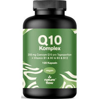 Produktbild von Nature Flow Coenzym Q10 Ubiquinon Kapseln vegan 120 Stück
