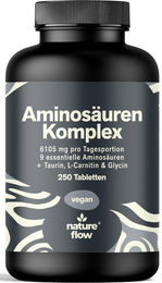 Nature Flow EAA Aminosäuren Komplex Tabletten Vegan 250 Stück – Bild 1 von 1