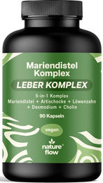Nature Flow Leber Komplex Kapseln vegan 90 Stück – Bild 1 von 1