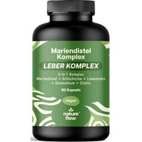 Produktbild von Nature Flow Leber Komplex Kapseln vegan 90 Stück