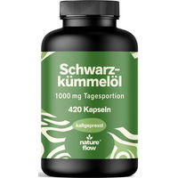 Produktbild von Nature Flow Schwarzkümmelöl Kapseln 420 Stück