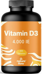 Nature Flow Vitamin D3 Tabletten 4000 IE vegetarisch – Bild 1 von 1