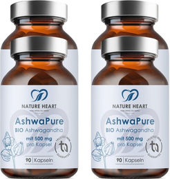 Nature Heart AshwaPure BIO KSM66 Ashwagandha Kapseln – Bild 1 von 1