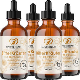 Nature Heart BitterKräuter Bitterstoffe Tropfen mit Kräuter-Komplex vegan und ohne Zusatzstoffe – Bild 1 von 1