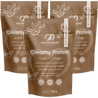 Produktbild von Nature Heart Creamy Protein Iced Coffee Mehrkomponenten Protein Pulver glutenfrei laktosefrei