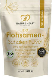 Nature Heart Flohsamenschalen Bio Pulver ohne Zusatzstoffe 1000 g – Bild 1 von 1