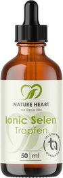 Nature Heart Ionic Selen Tropfen vegan glutenfrei laktosefrei ohne Zusatzstoffe für Erwachsene – Bild 1 von 1