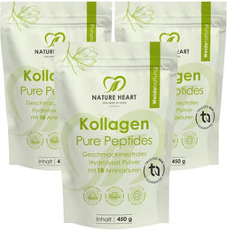 Nature Heart Kollagen Pure Peptides Rind Pulver ohne Zusatzstoffe – Bild 1 von 1