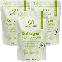 Produktbild von Nature Heart Kollagen Pure Peptides Rind Pulver ohne Zusatzstoffe