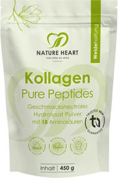 Nature Heart Kollagen Pure Peptides Rind Pulver ohne Zusatzstoffe 450 g – Bild 1 von 1
