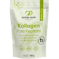 Produktbild von Nature Heart Kollagen Pure Peptides Rind Pulver ohne Zusatzstoffe 450 g