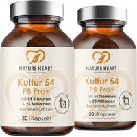 Produktbild von Nature Heart Kultur54 PB Pro+ Bio Kapseln für Erwachsene 60 Stück