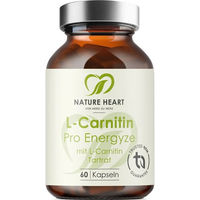 Produktbild von Nature Heart L-Carnitin Pro Energy vegan Kapseln ohne Zusatzstoffe 60 Stück
