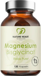 Nature Heart Magnesium Bisglycinat Kapseln vegan laktosefrei 120 Stück – Bild 1 von 1