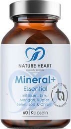 Nature Heart Mineral+ Essential Mineralstoff-Komplex Kapseln ohne Zusatzstoffe 60 Stück – Bild 1 von 1