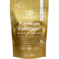 Produktbild von Nature Heart Premium Kollagen Pulver aus Rind Typ I und Typ III ohne Zusatzstoffe