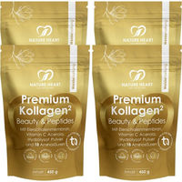 Produktbild von Nature Heart Premium Kollagen Pulver aus Rind Typ I und Typ III ohne Zusatzstoffe