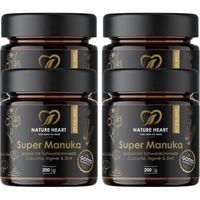 Produktbild von Nature Heart Super Manuka Honig MGO 514+ mit Schwarzkümmelöl ohne Zusatzstoffe