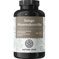 Produktbild von Nature Love Algenkalk Sango Kapseln 180 Stück