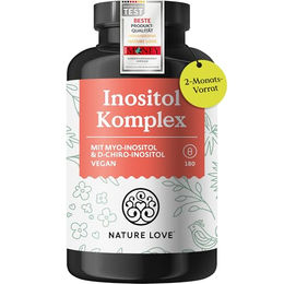 Nature Love B-Komplex Kapseln mit Inositol für Frauen vegan glutenfrei laktosefrei 180 Stück – Bild 1 von 4