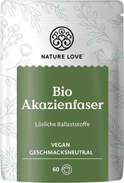 Nature Love Bio Akazienfaser Pulver 360g vegan und geschmacksneutral – Bild 1 von 6