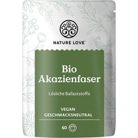 Produktbild von Nature Love Bio Akazienfaser Pulver 360g vegan und geschmacksneutral