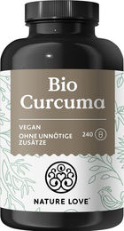 Nature Love Bio Curcuma Kapseln mit Curcumin und Piperin 240 Stück – Bild 1 von 3