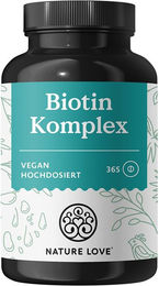 Nature Love Biotin Komplex mit Zink und Selen 10.000µg Tabletten 365 Stück – Bild 1 von 4