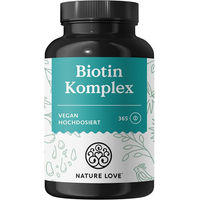 Produktbild von Nature Love Biotin Komplex mit Zink und Selen 10.000µg Tabletten 365 Stück