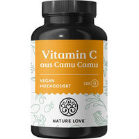 Produktbild von Nature Love Camu Camu Extrakt Kapseln - Natürliches Vitamin C - 120 Kapseln