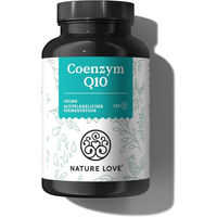 Produktbild von Nature Love Coenzym Q10 Ubiquinon 200 mg Kapseln vegan 120 Stück