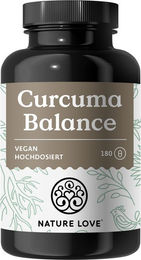 Nature Love Curcuma Balance Kurkuma Extrakt 1500 mg 180 Kapseln – Bild 1 von 4