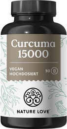 Nature Love Curcuma Kapseln vegan mit standardisiertem Extrakt – Bild 1 von 2