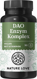 Nature Love DAO Enzym Komplex mit Vitamin B6 aus Erbsensprossenpulver vegan Kapseln – Bild 1 von 3