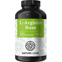 Produktbild von Nature Love L-Arginin Base mit Citrullin Kapseln 365 Stück pflanzlicher Ursprung ohne Zusatzstoffe