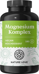 Nature Love Magnesium Komplex 400 mg Kapseln 180 Stück – Bild 1 von 2