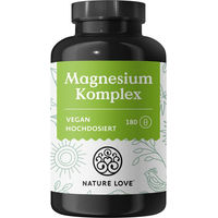 Produktbild von Nature Love Magnesium Komplex 400 mg Kapseln 180 Stück