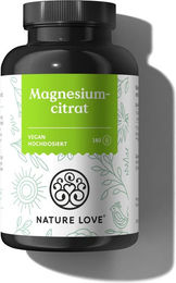 Nature Love Magnesiumcitrat Kapseln 180 Stück – Bild 1 von 3