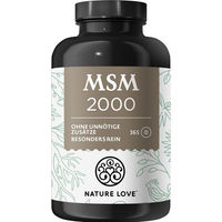 Produktbild von Nature Love MSM 2000mg mit Vitamin C vegan Tabletten 365 Stück