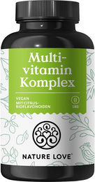 Nature Love Multivitamin Komplex mit Vitaminen A-Z und Mineralstoffen vegan 180 Kapseln – Bild 1 von 4