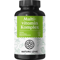 Produktbild von Nature Love Multivitamin Komplex mit Vitaminen A-Z und Mineralstoffen vegan 180 Kapseln