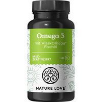 Produktbild von Nature Love Omega 3 AlaskOmega MSC-zertifiziert 120 Kapseln