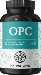 Nature Love OPC Traubenkernextrakt Vegan 180 Kapseln – Bild 1 von 2