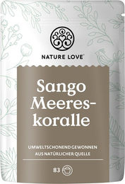 Nature Love Sango Meereskoralle Algenkalk Pulver 250g – Bild 1 von 3